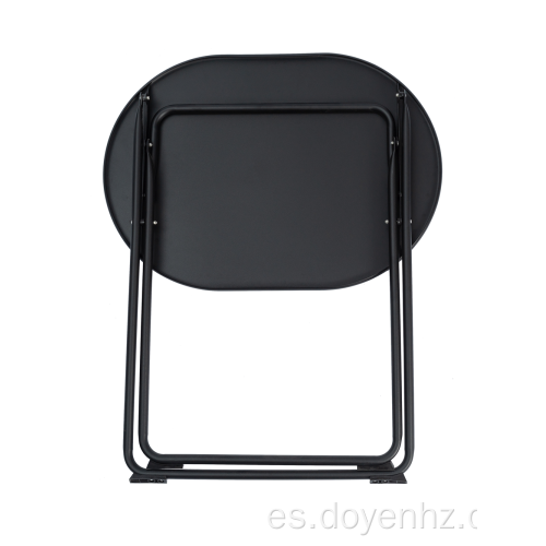 Mesa ovalada plegable de metal de 70 * 50 cm